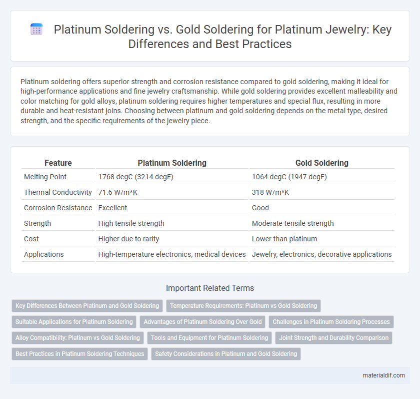 Platinum Soldering vs. Gold Soldering for Platinum Jewelry: Key Differences and Best Practices