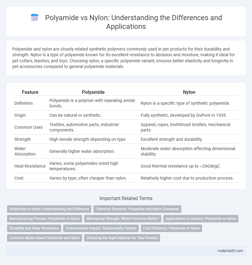 Polyamide vs Nylon: Understanding the Differences and Applications