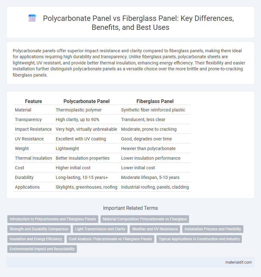 Polycarbonate Panel vs Fiberglass Panel: Key Differences, Benefits, and Best Uses