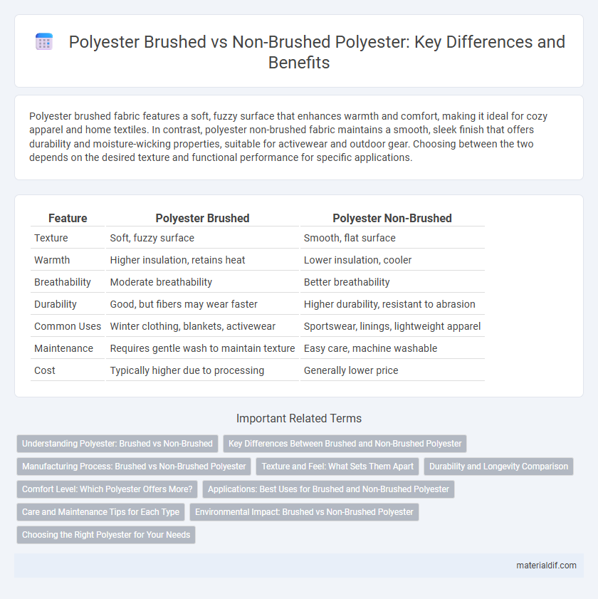Polyester Brushed vs Non-Brushed Polyester: Key Differences and Benefits