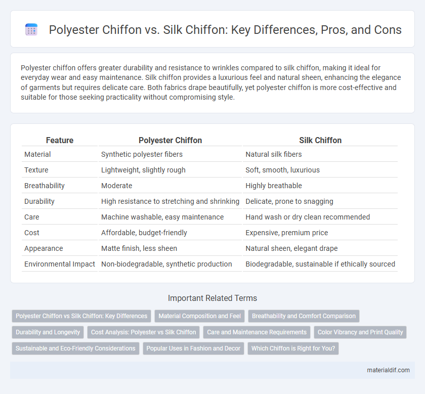 Polyester Chiffon vs. Silk Chiffon: Key Differences, Pros, and Cons