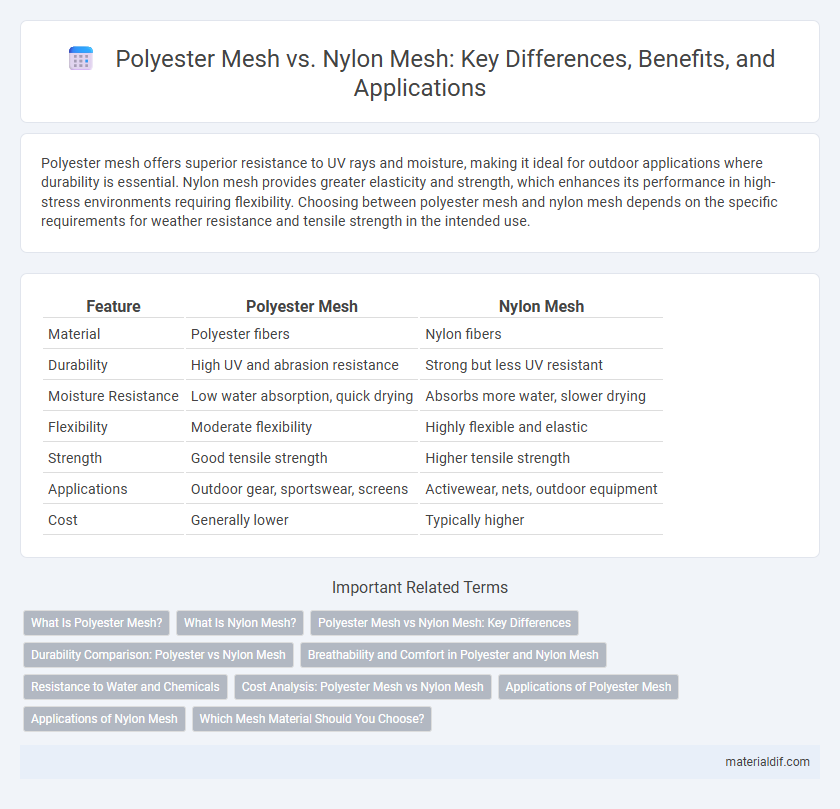 Polyester Mesh vs. Nylon Mesh: Key Differences, Benefits, and Applications