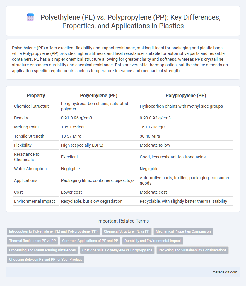 Polyethylene (PE) vs. Polypropylene (PP): Key Differences, Properties, and Applications in Plastics