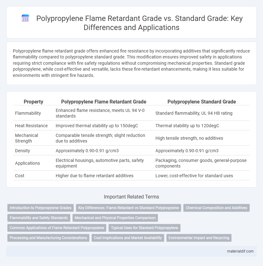 Polypropylene Flame Retardant Grade vs. Standard Grade: Key Differences and Applications