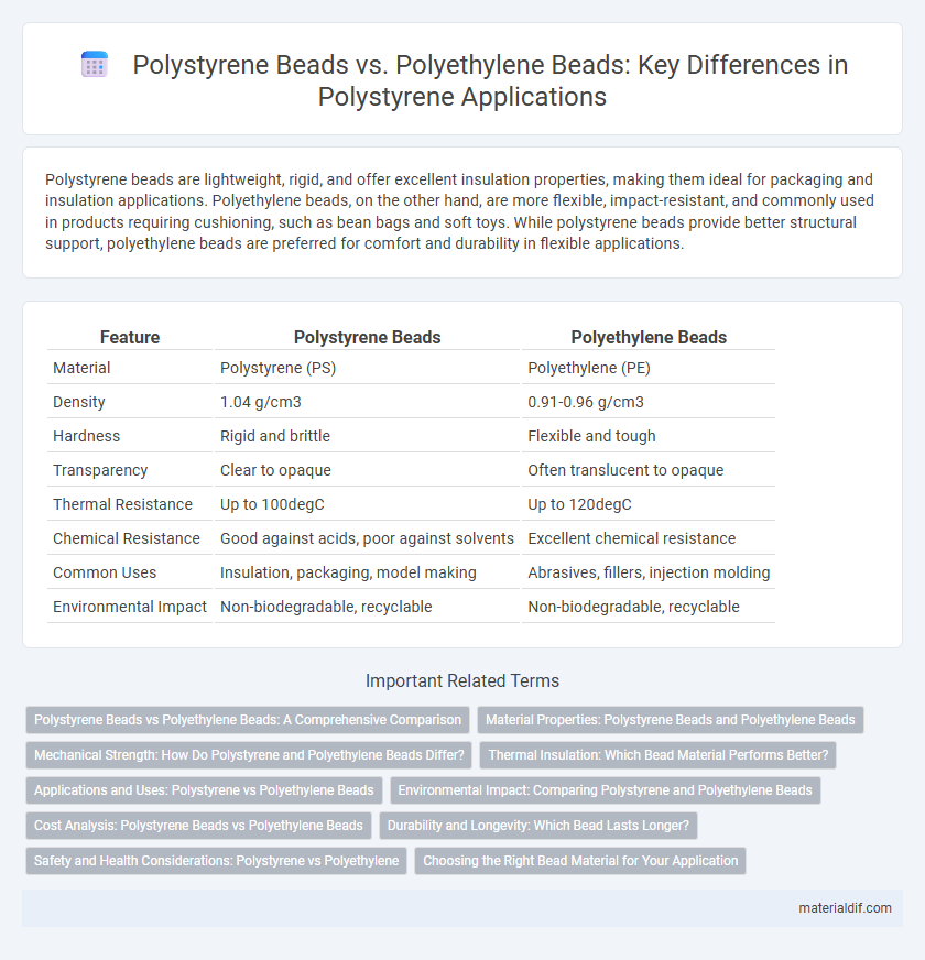 Polystyrene Beads vs. Polyethylene Beads: Key Differences in Polystyrene Applications