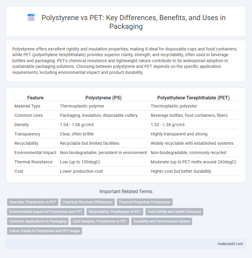 Polystyrene vs PET: Key Differences, Benefits, and Uses in Packaging
