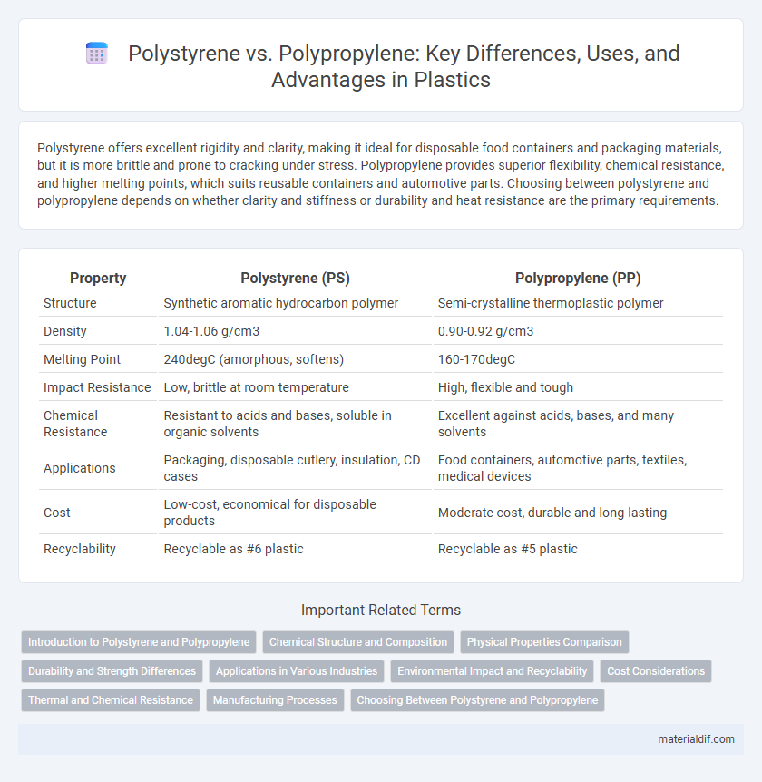 Polystyrene vs. Polypropylene: Key Differences, Uses, and Advantages in Plastics