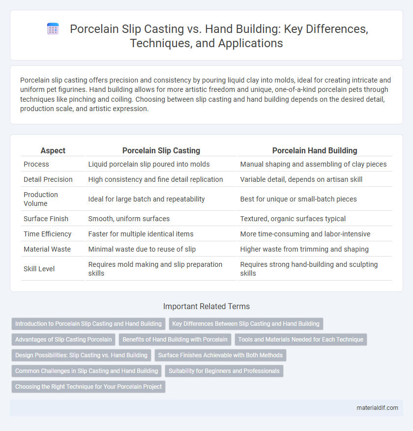 Porcelain Slip Casting vs. Hand Building: Key Differences, Techniques, and Applications