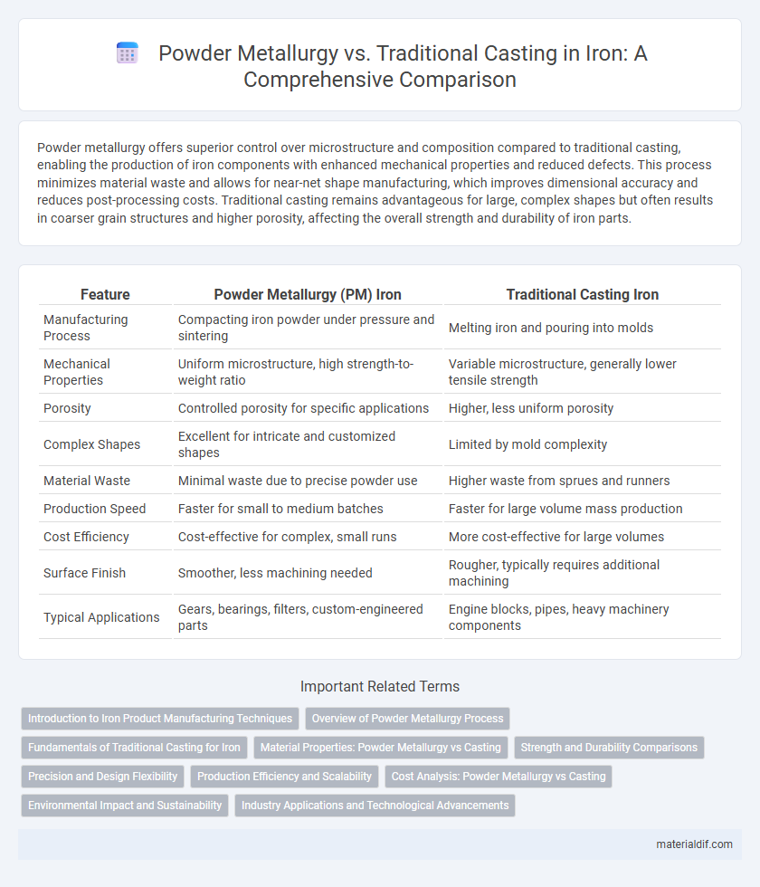 Powder Metallurgy vs. Traditional Casting in Iron: A Comprehensive Comparison