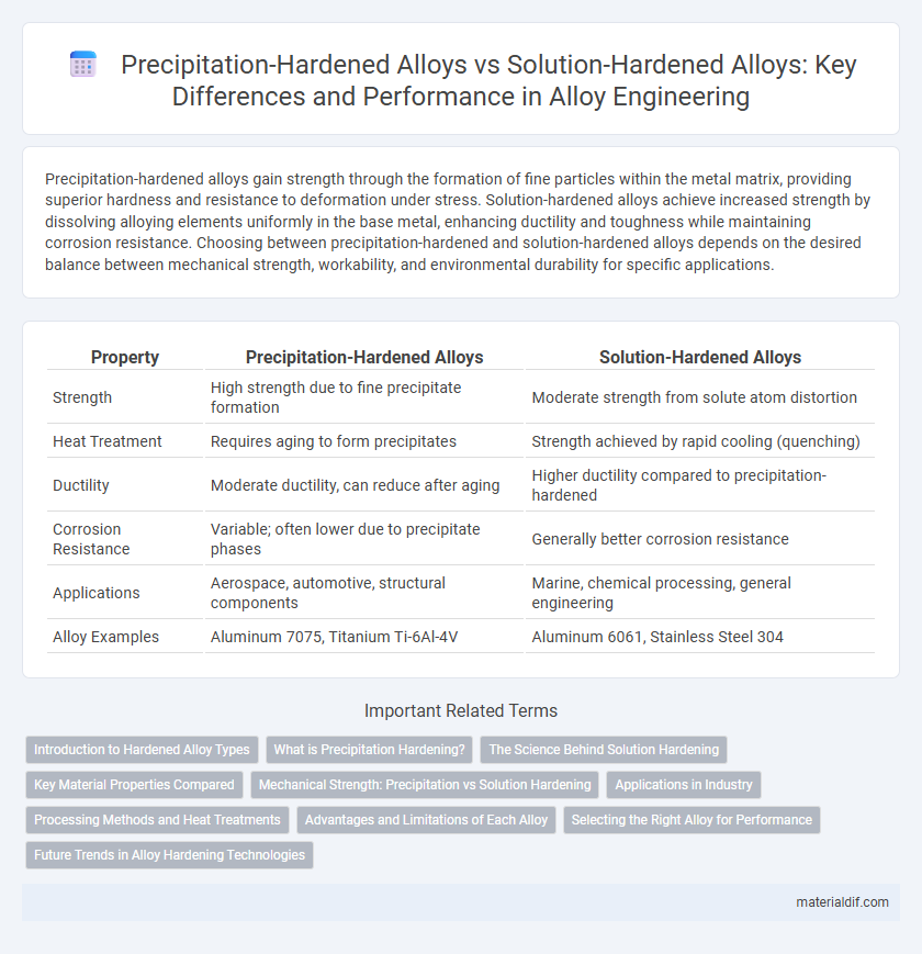 Precipitation-Hardened Alloys vs Solution-Hardened Alloys: Key Differences and Performance in Alloy Engineering