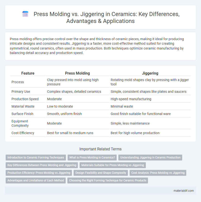Press Molding vs. Jiggering in Ceramics: Key Differences, Advantages & Applications