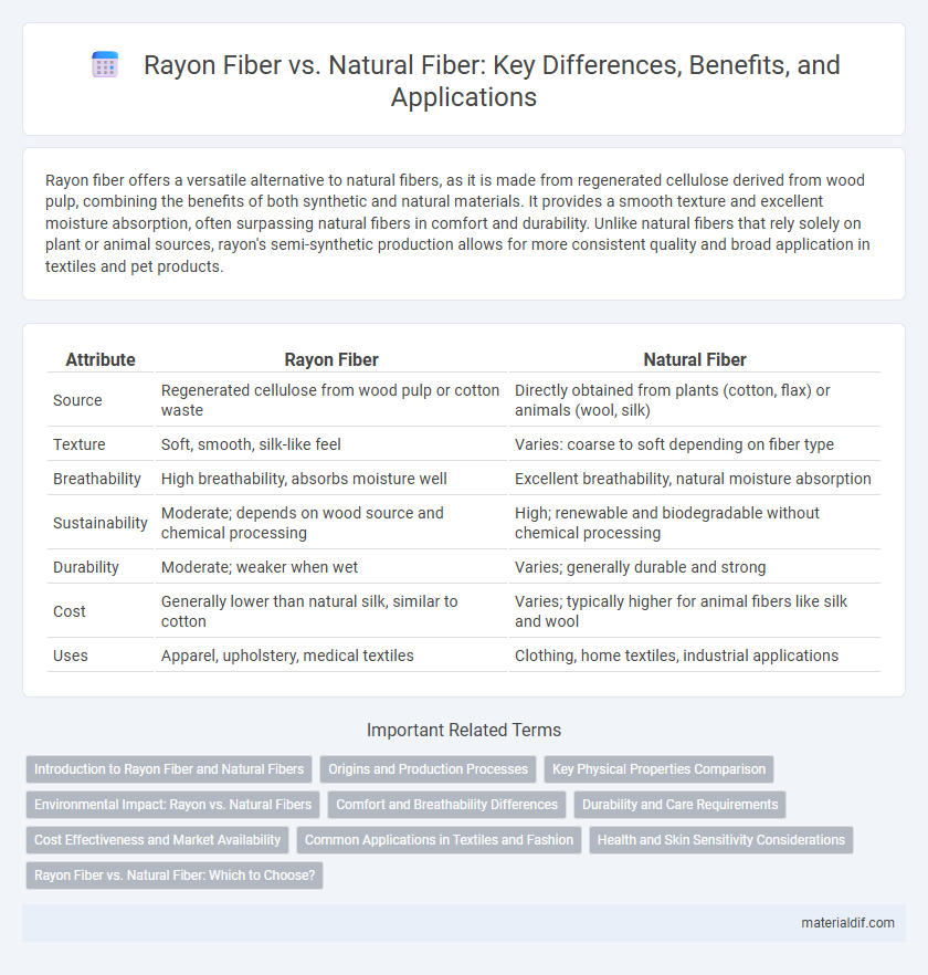 Rayon Fiber vs. Natural Fiber: Key Differences, Benefits, and Applications