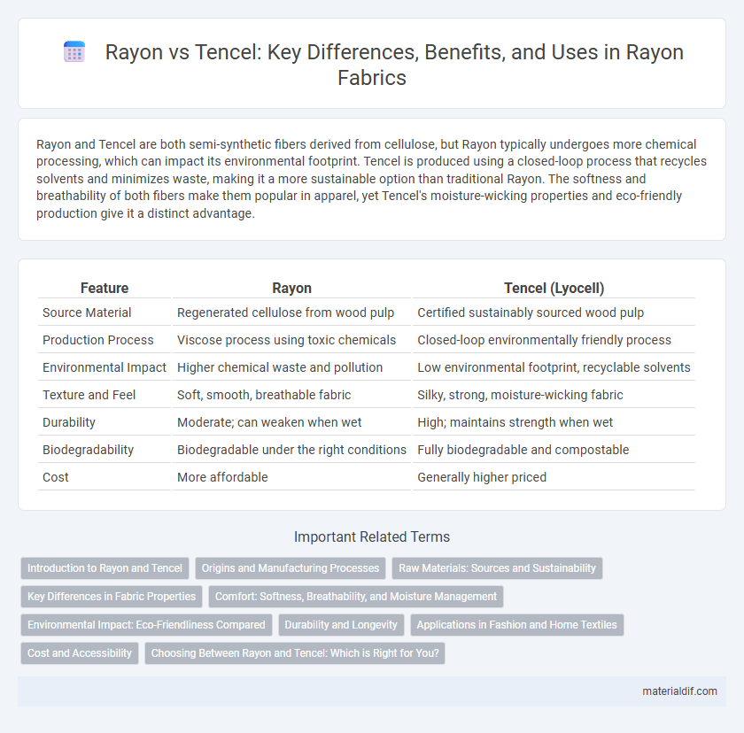 Rayon vs Tencel: Key Differences, Benefits, and Uses in Rayon Fabrics