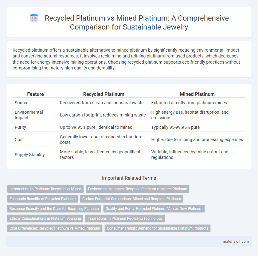 Recycled Platinum vs Mined Platinum: A Comprehensive Comparison for Sustainable Jewelry