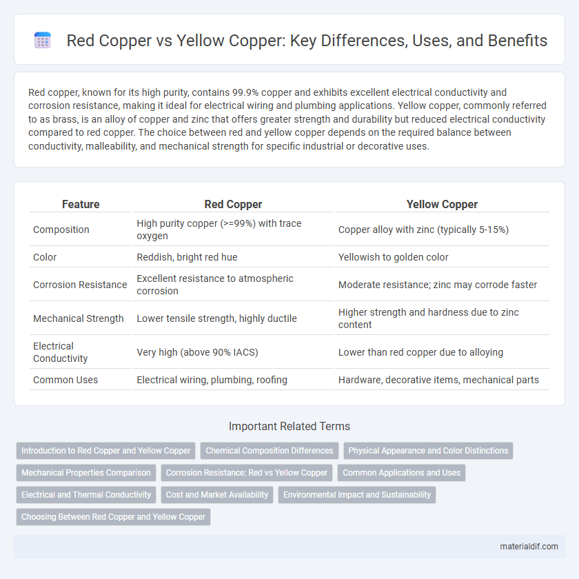 Red Copper vs Yellow Copper: Key Differences, Uses, and Benefits