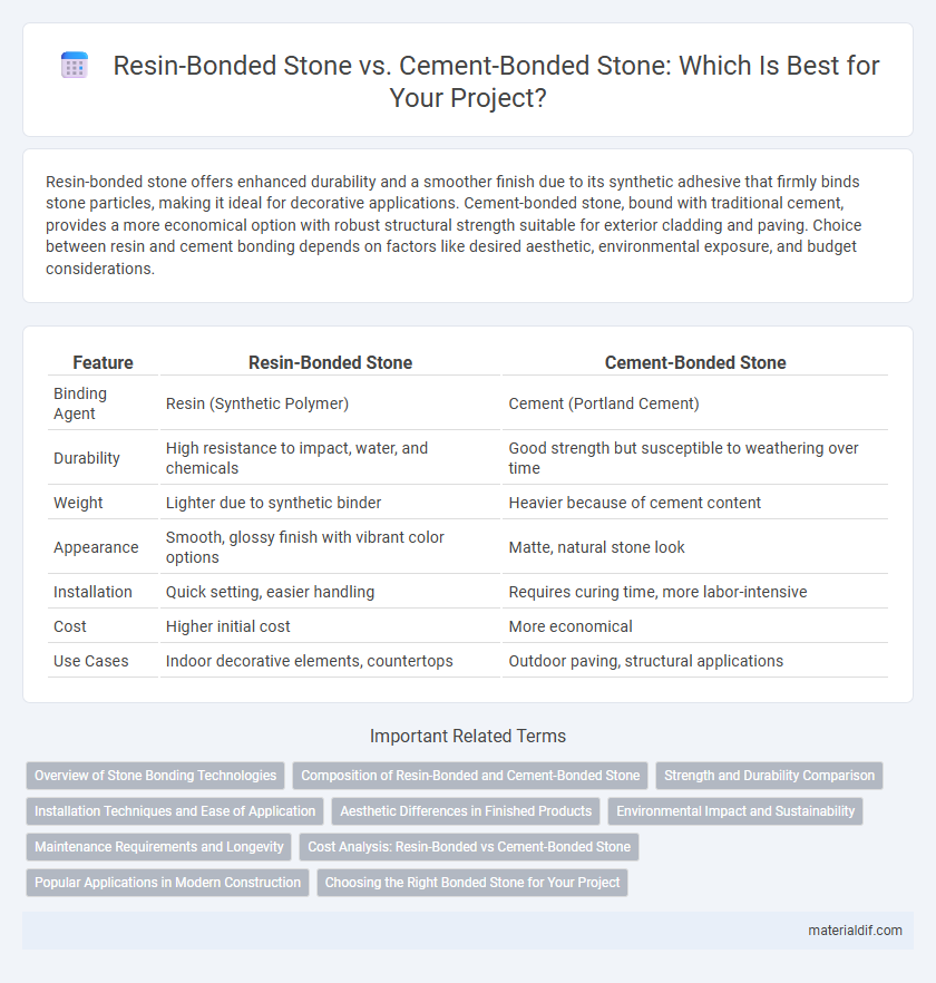 Resin-Bonded Stone vs. Cement-Bonded Stone: Which Is Best for Your Project?
