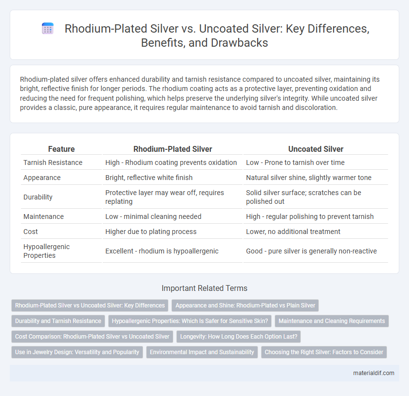 Rhodium-Plated Silver vs. Uncoated Silver: Key Differences, Benefits, and Drawbacks