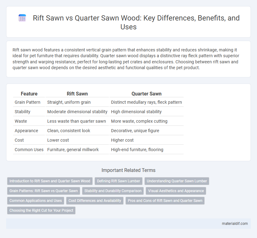 Rift Sawn vs Quarter Sawn Wood: Key Differences, Benefits, and Uses