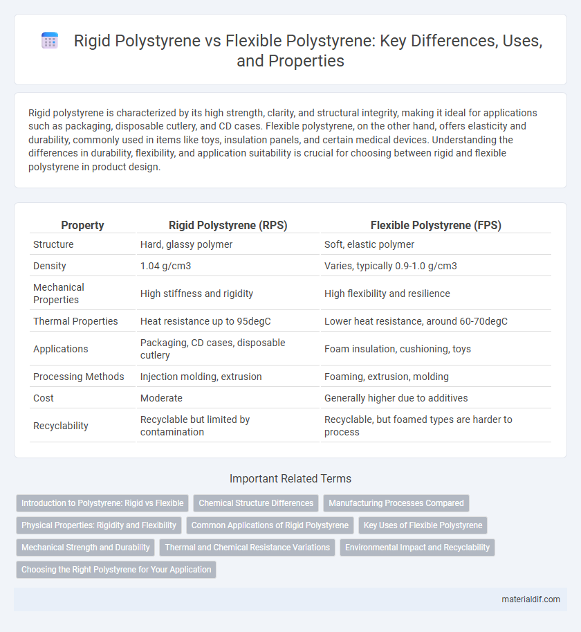 Rigid Polystyrene vs Flexible Polystyrene: Key Differences, Uses, and Properties