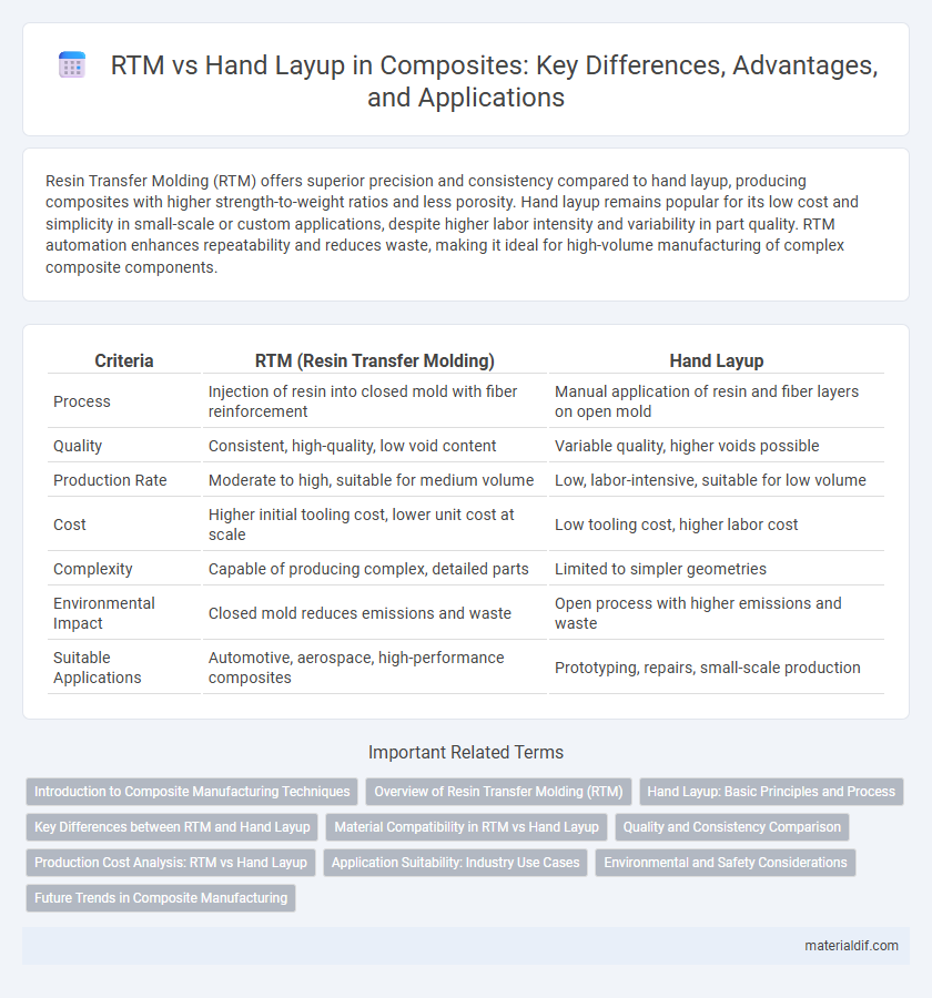 RTM vs Hand Layup in Composites: Key Differences, Advantages, and Applications