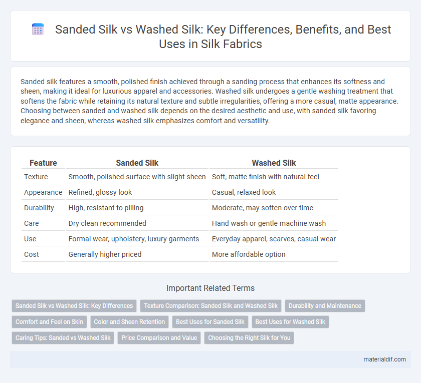 Sanded Silk vs Washed Silk: Key Differences, Benefits, and Best Uses in Silk Fabrics