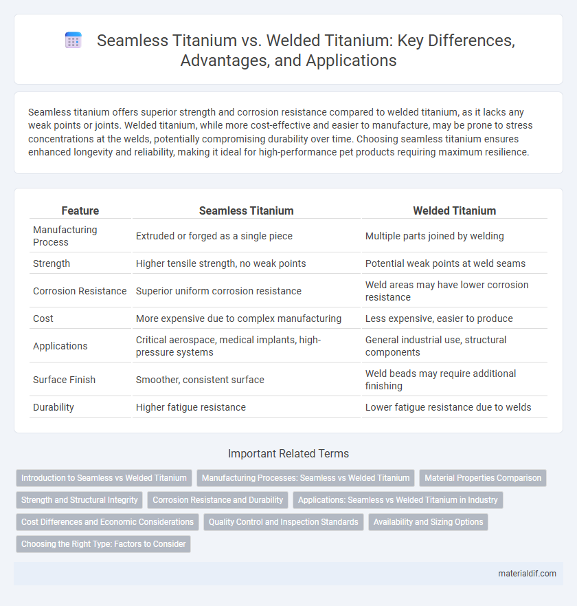 Seamless Titanium vs. Welded Titanium: Key Differences, Advantages, and Applications