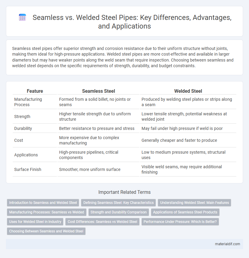Seamless vs. Welded Steel Pipes: Key Differences, Advantages, and Applications