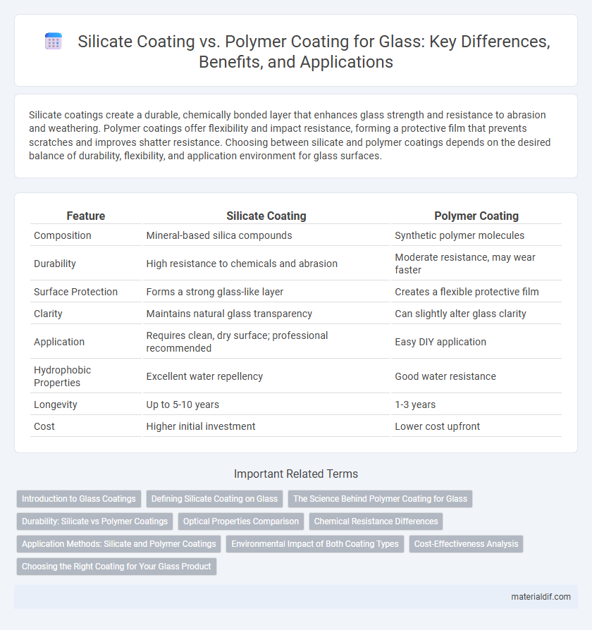 Silicate Coating vs. Polymer Coating for Glass: Key Differences, Benefits, and Applications