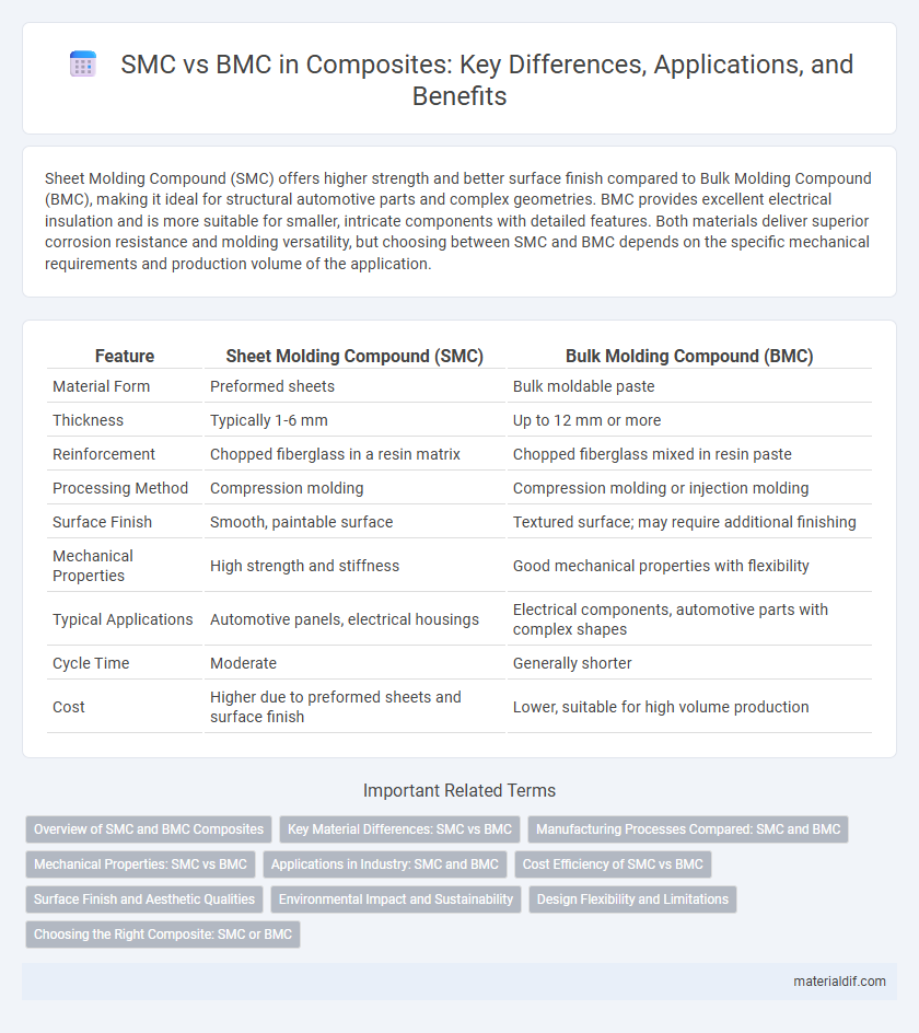 SMC vs BMC in Composites: Key Differences, Applications, and Benefits