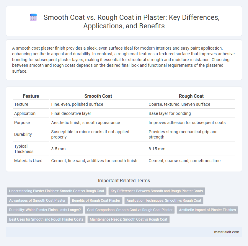 Smooth Coat vs. Rough Coat in Plaster: Key Differences, Applications, and Benefits