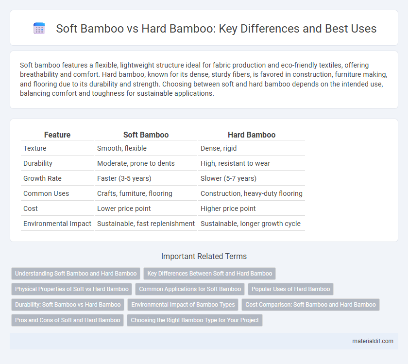 Soft Bamboo vs Hard Bamboo: Key Differences and Best Uses