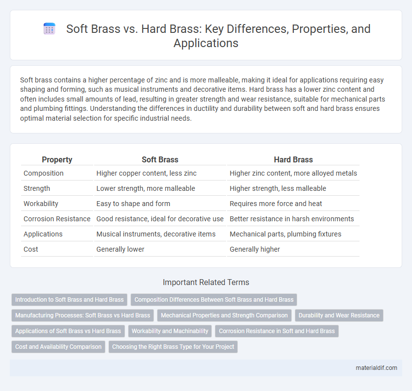 Soft Brass vs. Hard Brass: Key Differences, Properties, and Applications