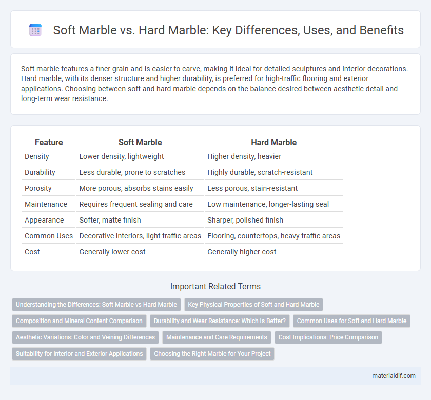 Soft Marble vs. Hard Marble: Key Differences, Uses, and Benefits
