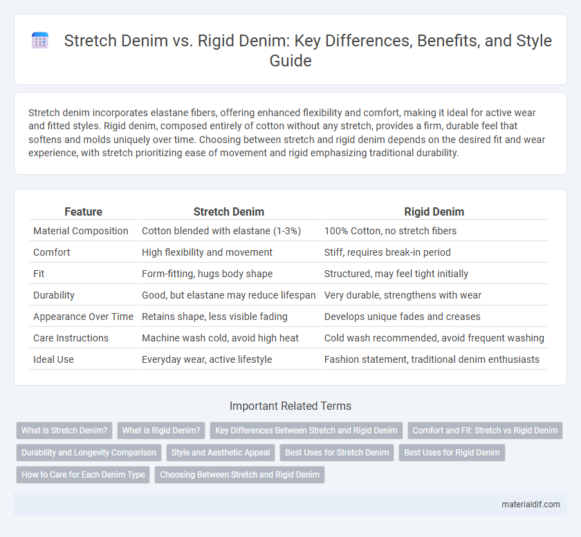Stretch Denim vs. Rigid Denim: Key Differences, Benefits, and Style Guide
