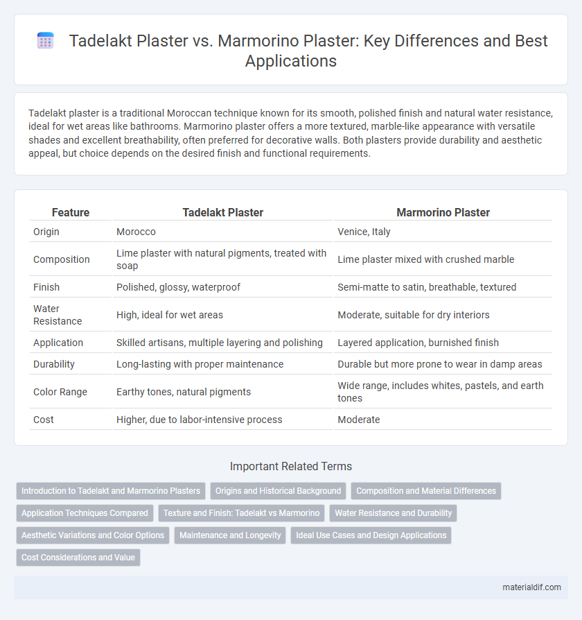 Tadelakt Plaster vs. Marmorino Plaster: Key Differences and Best Applications