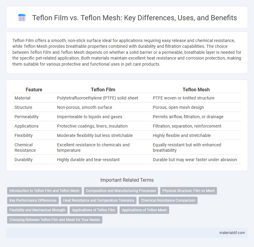 Teflon Film vs. Teflon Mesh: Key Differences, Uses, and Benefits