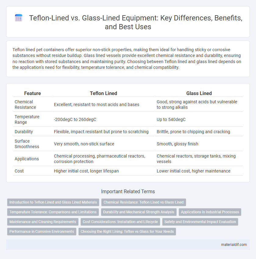 Teflon-Lined vs. Glass-Lined Equipment: Key Differences, Benefits, and Best Uses