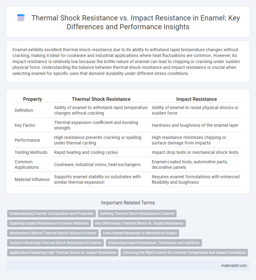 Thermal Shock Resistance vs. Impact Resistance in Enamel: Key Differences and Performance Insights