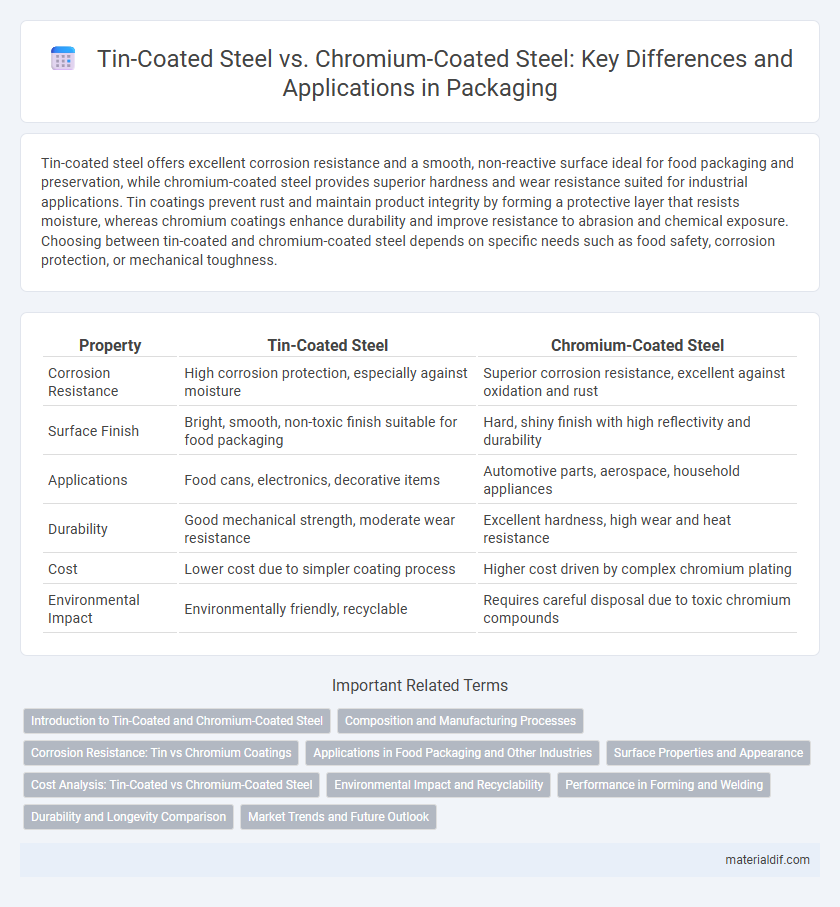 Tin-Coated Steel vs. Chromium-Coated Steel: Key Differences and Applications in Packaging