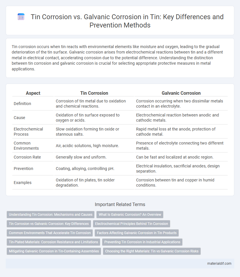 Tin Corrosion vs. Galvanic Corrosion in Tin: Key Differences and Prevention Methods