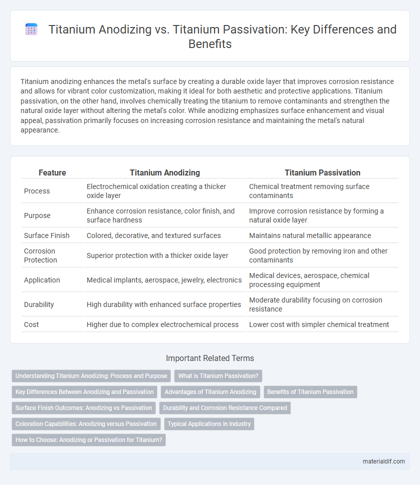 Titanium Anodizing vs. Titanium Passivation: Key Differences and Benefits