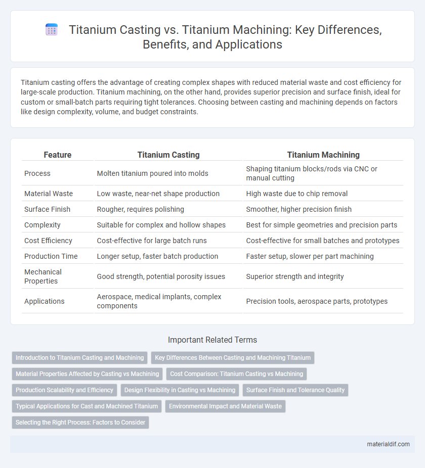 Titanium Casting vs. Titanium Machining: Key Differences, Benefits, and Applications