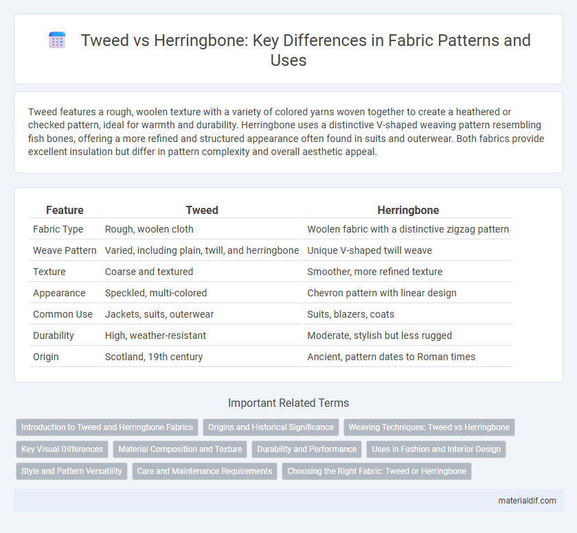 Tweed vs Herringbone: Key Differences in Fabric Patterns and Uses