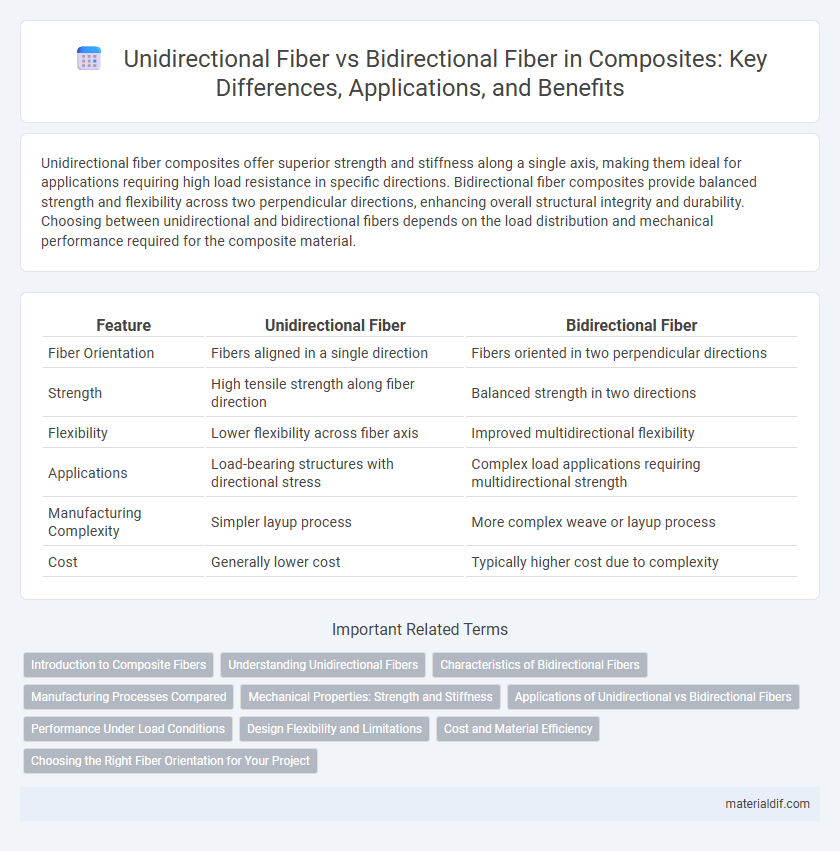 Unidirectional Fiber vs Bidirectional Fiber in Composites: Key Differences, Applications, and Benefits