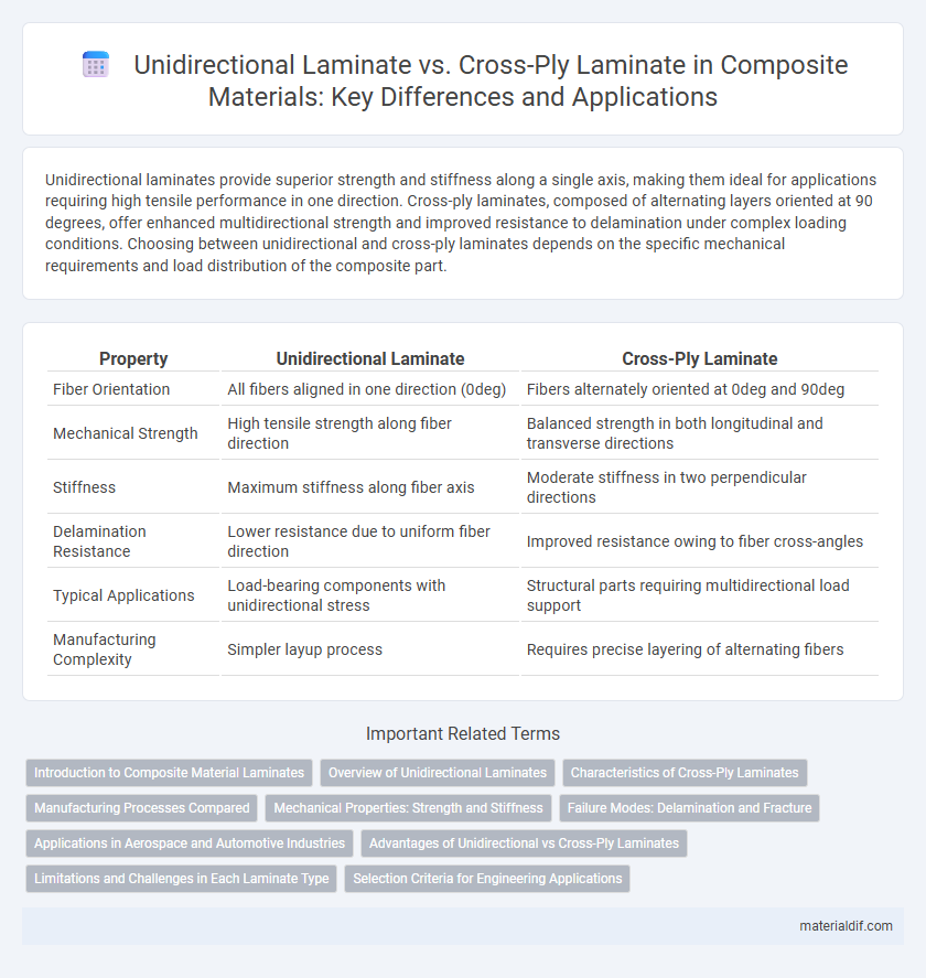 Unidirectional Laminate vs. Cross-Ply Laminate in Composite Materials: Key Differences and Applications