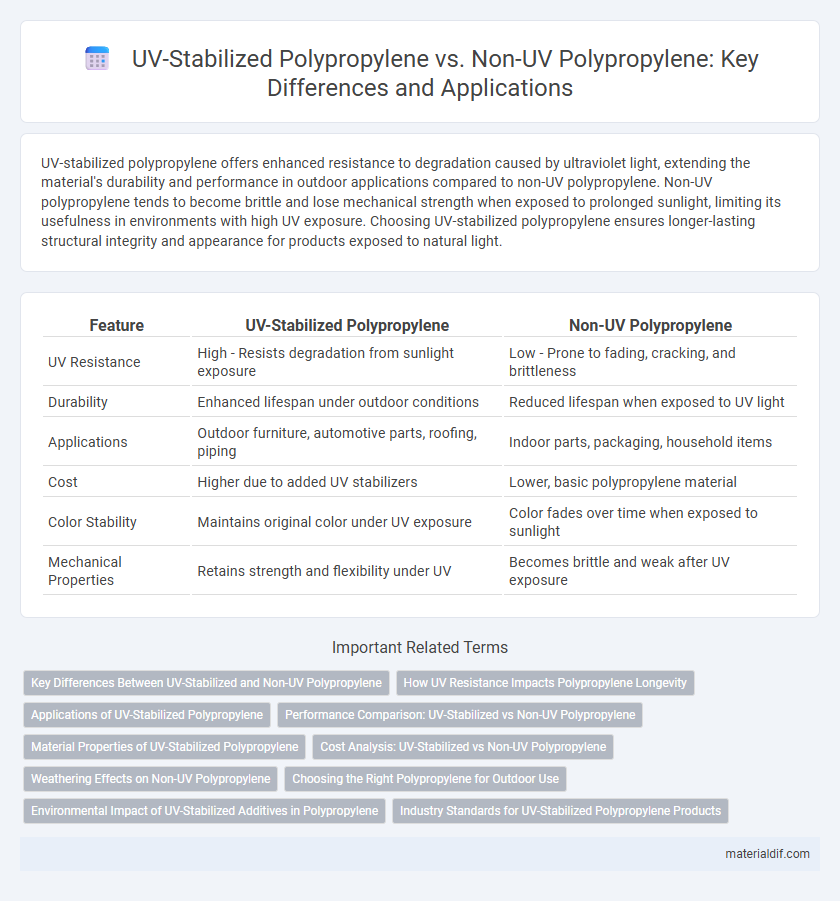 UV-Stabilized Polypropylene vs. Non-UV Polypropylene: Key Differences and Applications