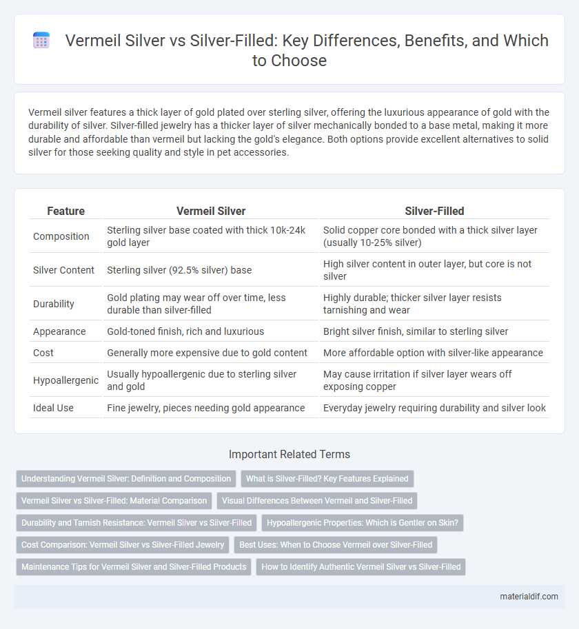Vermeil Silver vs Silver-Filled: Key Differences, Benefits, and Which to Choose