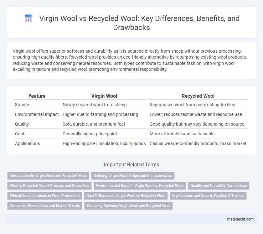 Virgin Wool vs Recycled Wool: Key Differences, Benefits, and Drawbacks