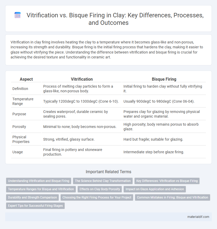 Vitrification vs. Bisque Firing in Clay: Key Differences, Processes, and Outcomes