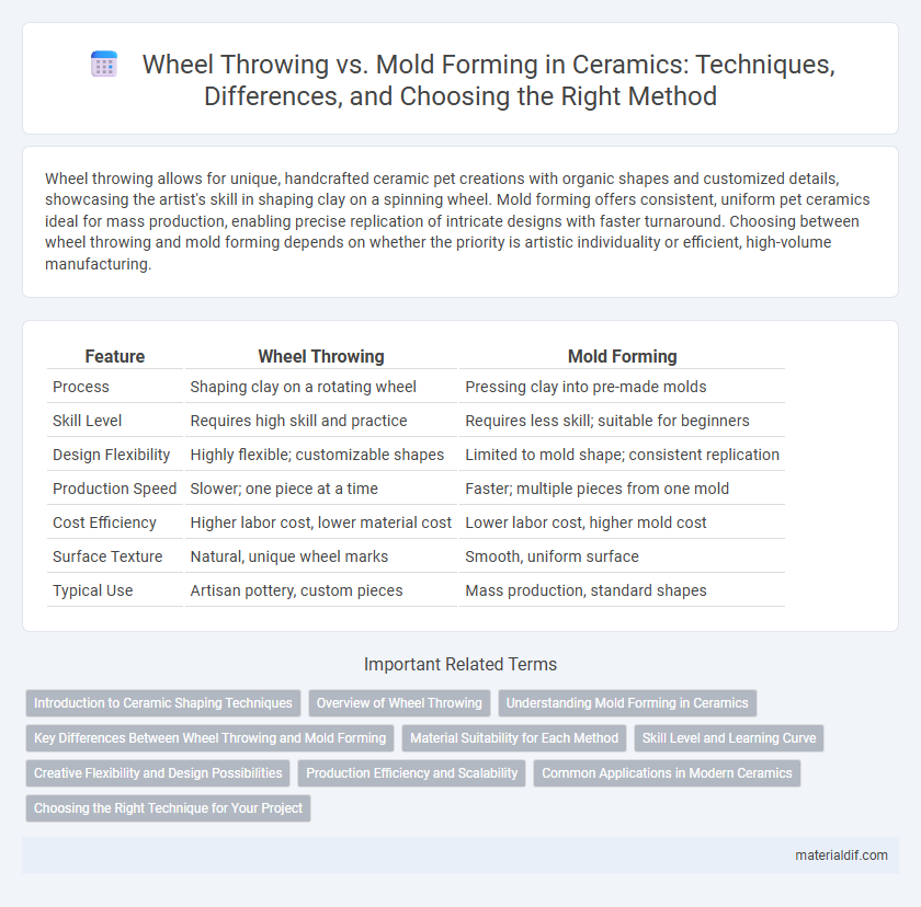 Wheel Throwing vs. Mold Forming in Ceramics: Techniques, Differences, and Choosing the Right Method
